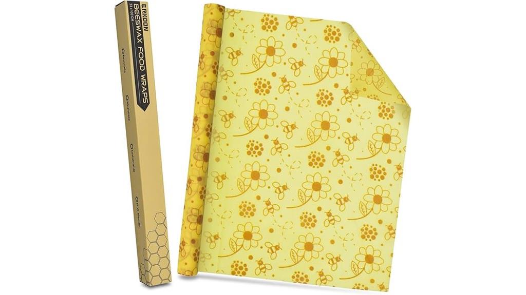 large beeswax food wraps