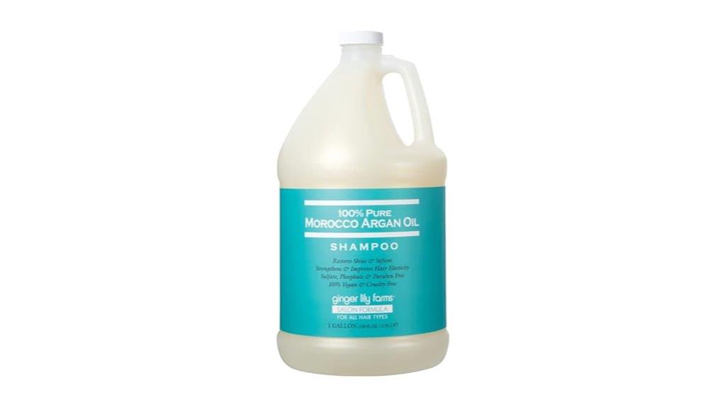 large gallon argan shampoo