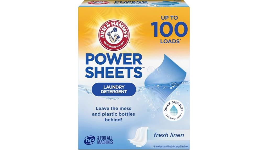 laundry detergent 50 sheets