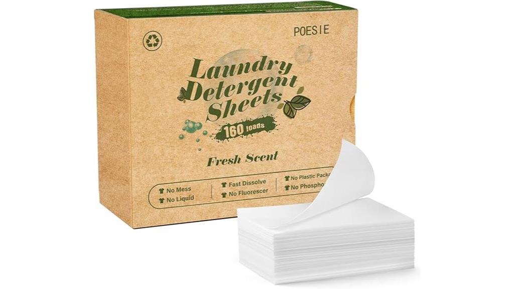 laundry sheets fresh scent