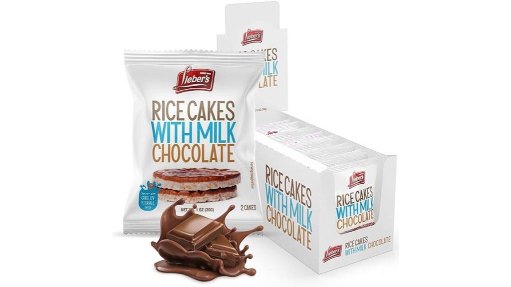 liebers milk chocolate rice cakes