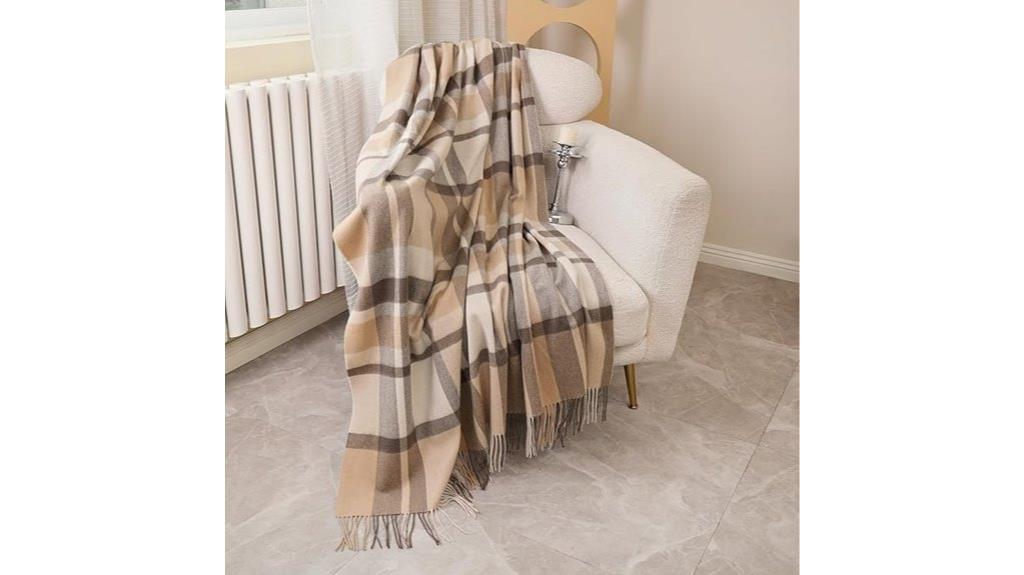 lightweight pure wool blanket