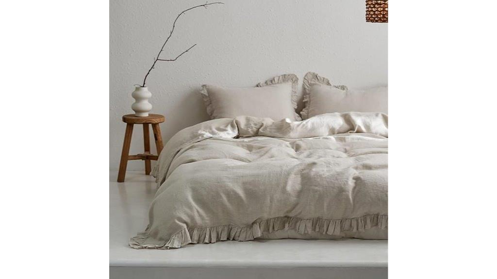 linen duvet cover set