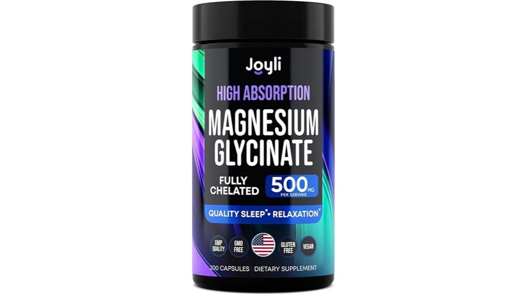 magnesium glycinate 500mg capsules