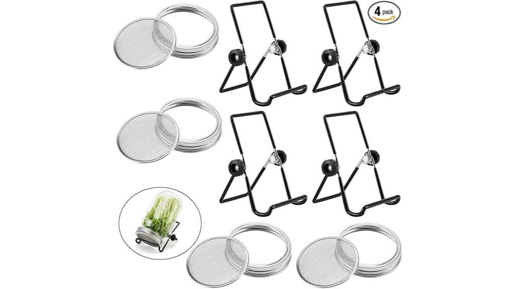 mason jar sprouting kit