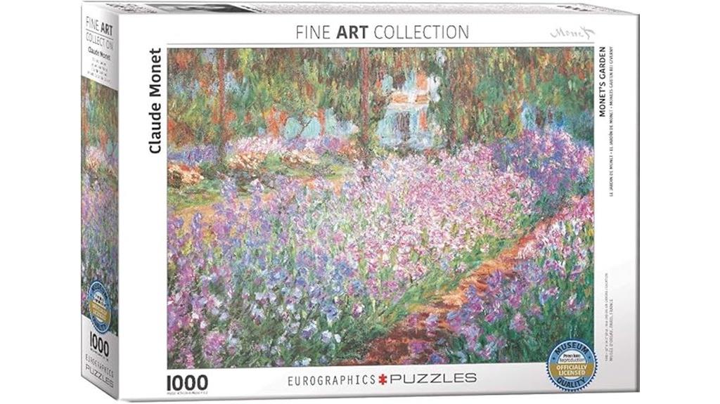 monet s garden puzzle artwork