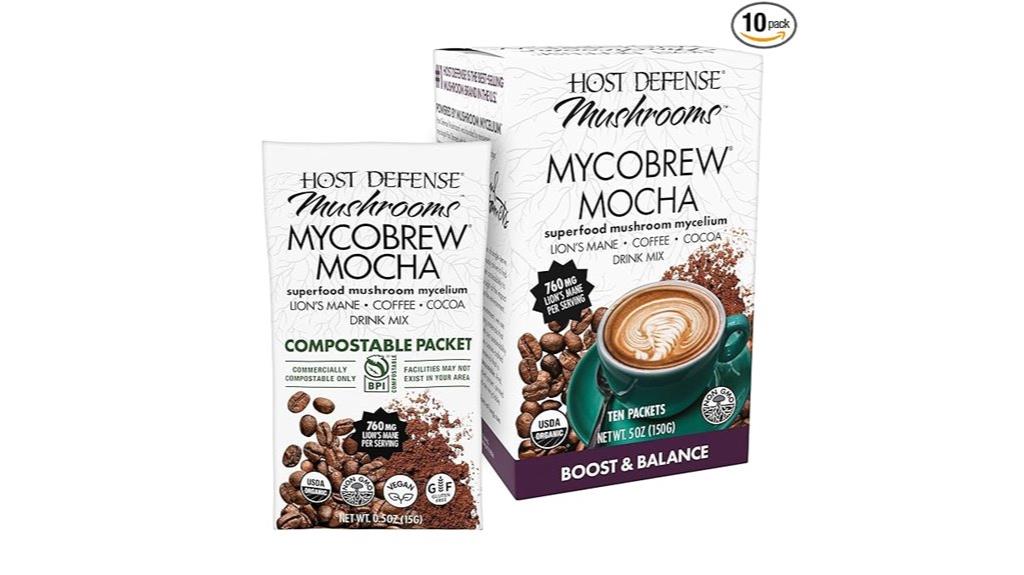 mushroom coffee mix pack