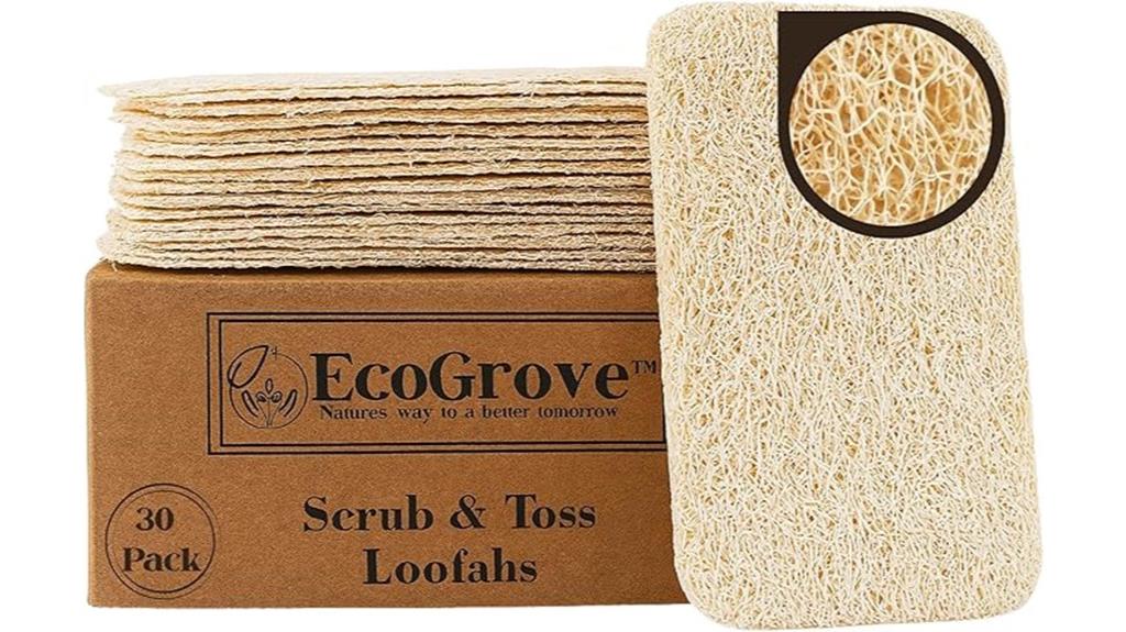 natural bpa free loofah sponges