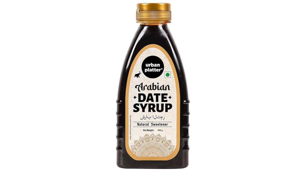 natural date syrup bottle