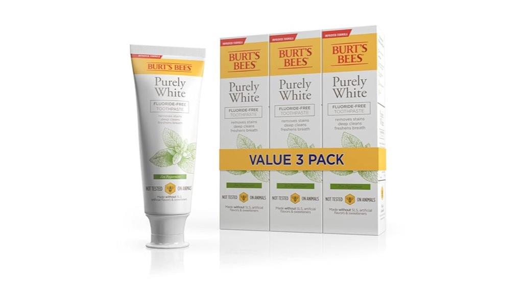 natural fluoride free toothpaste pack