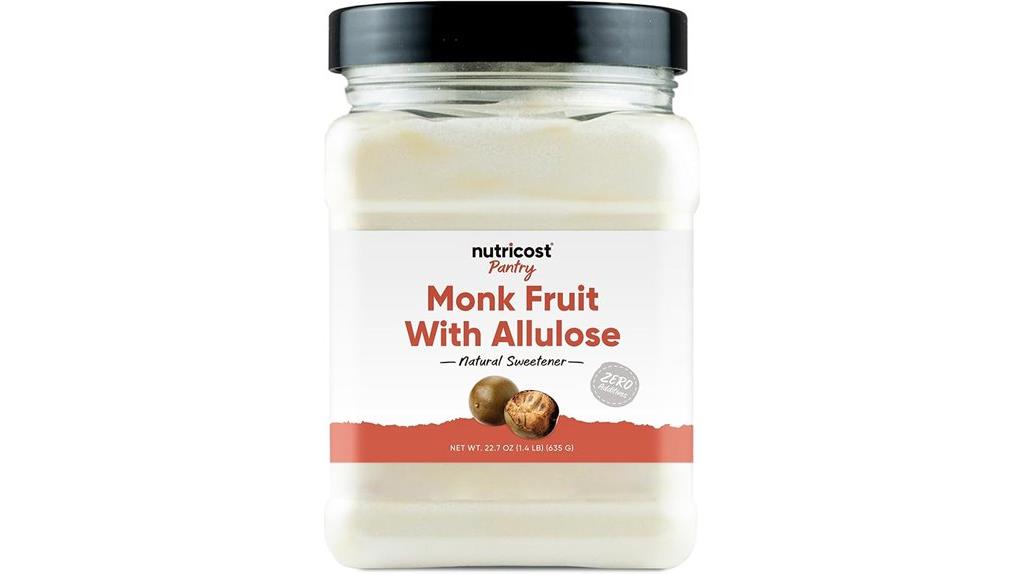 natural monk fruit sweetener