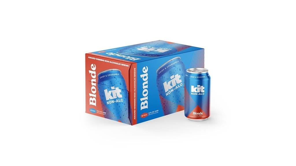 non alcoholic blonde craft beer