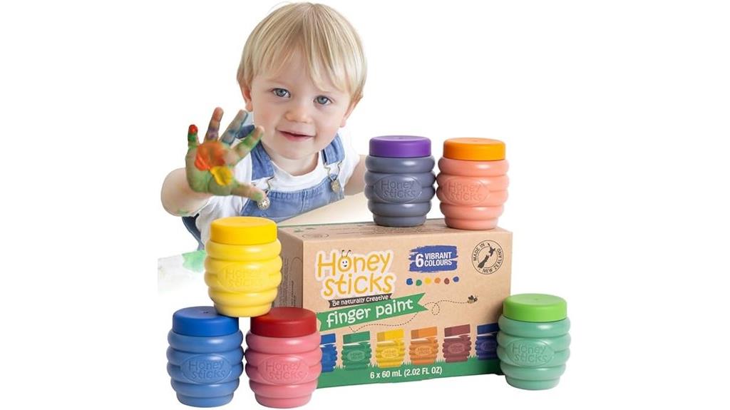 non toxic toddler finger paints