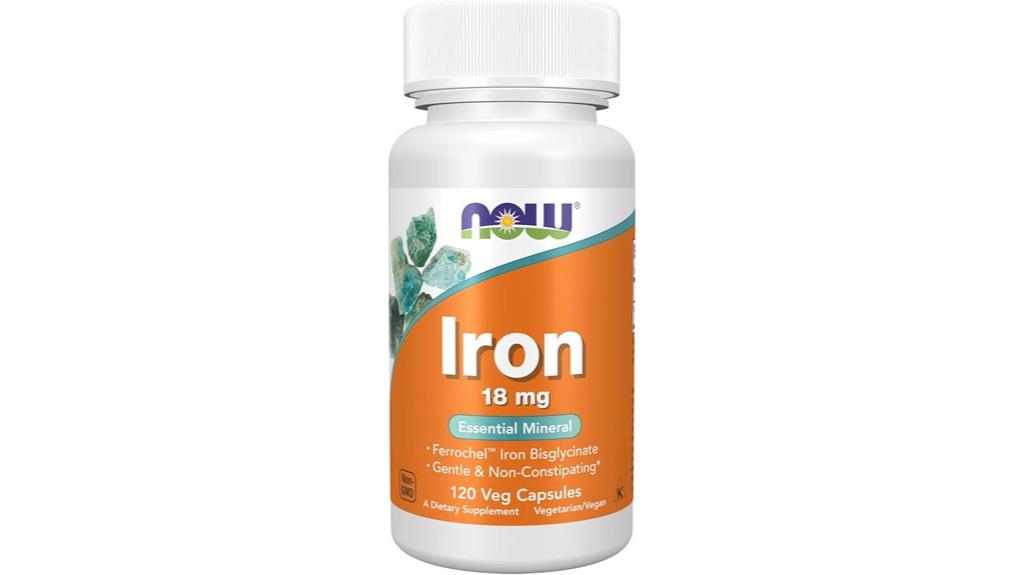 now foods iron 18mg 120 veg