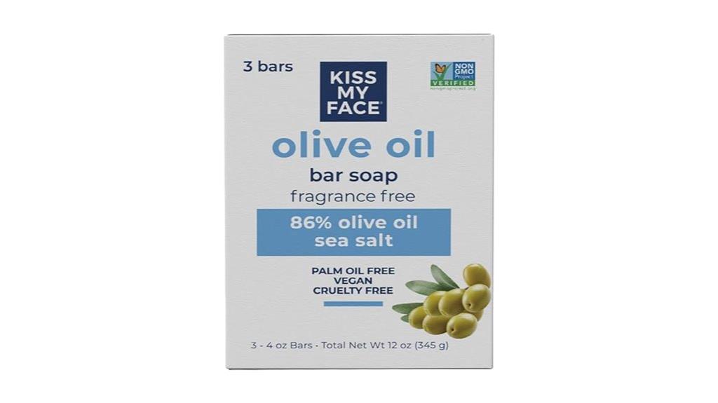 olive oil fragrance free soap