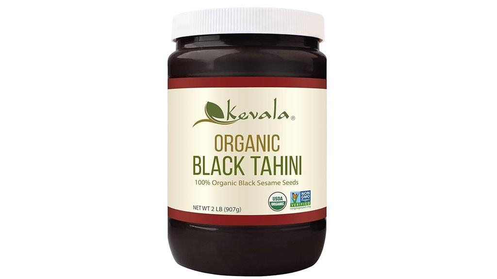 organic black tahini 2lb