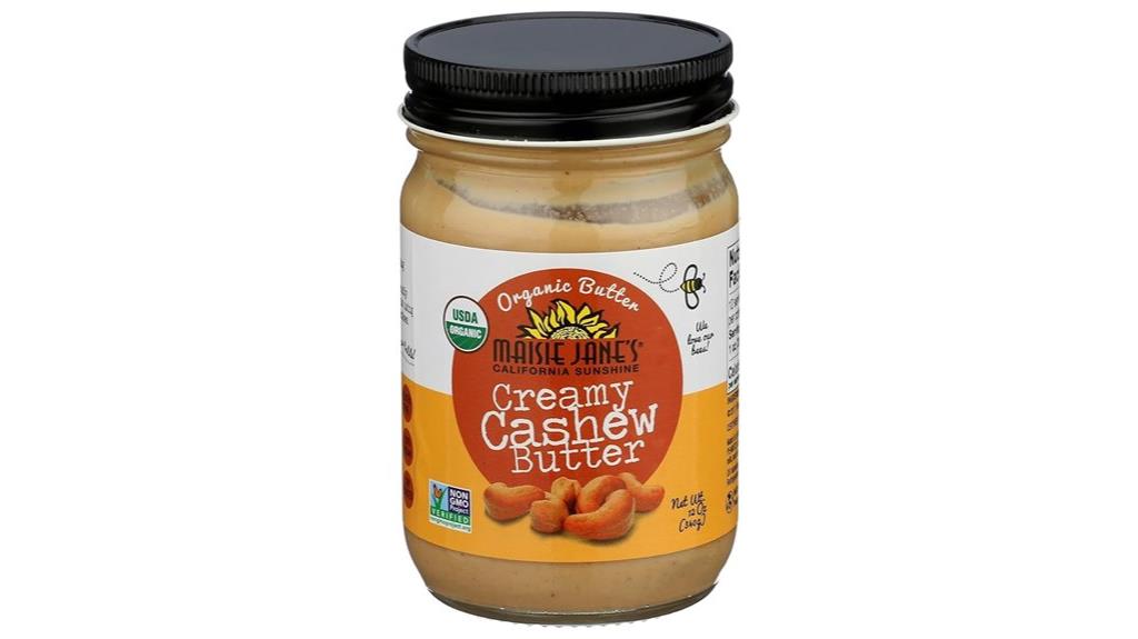 organic cashew butter 12 oz