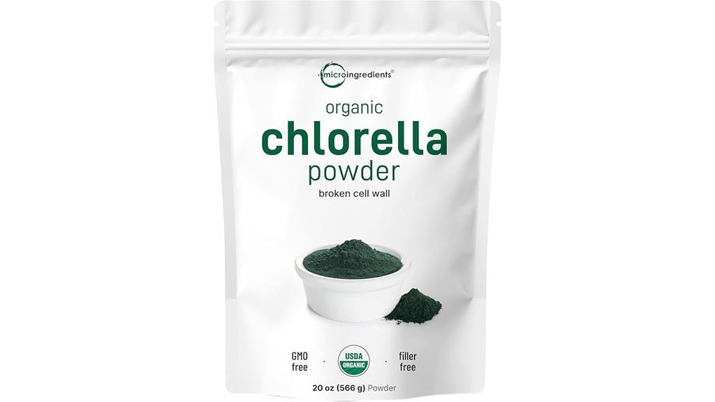 organic chlorella powder 20oz