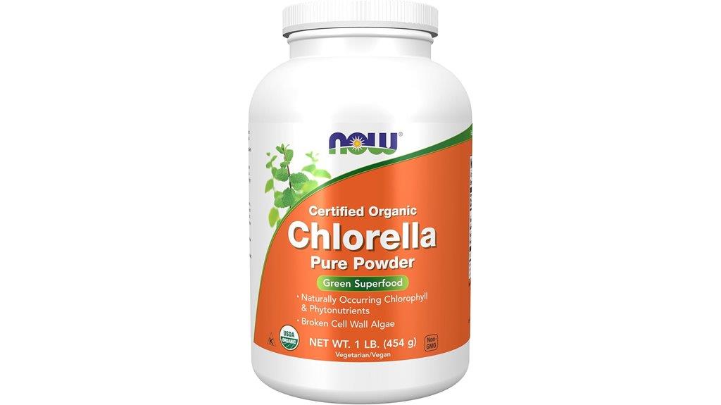 organic chlorella powder supplement