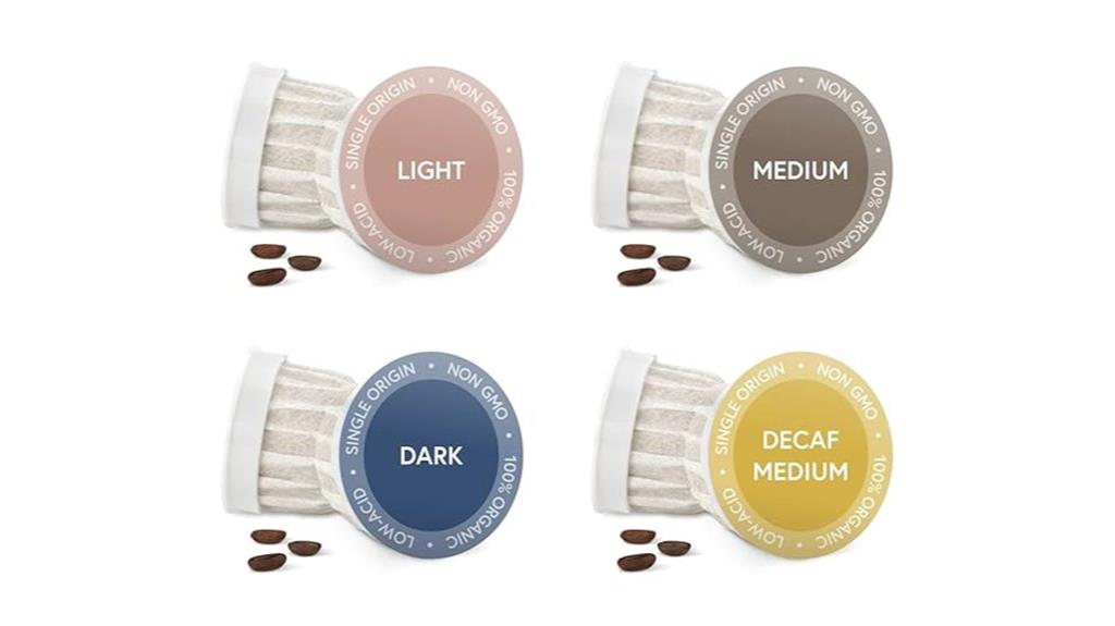 organic coffee pods sampler