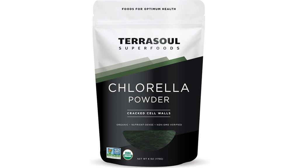organic cracked cell chlorella