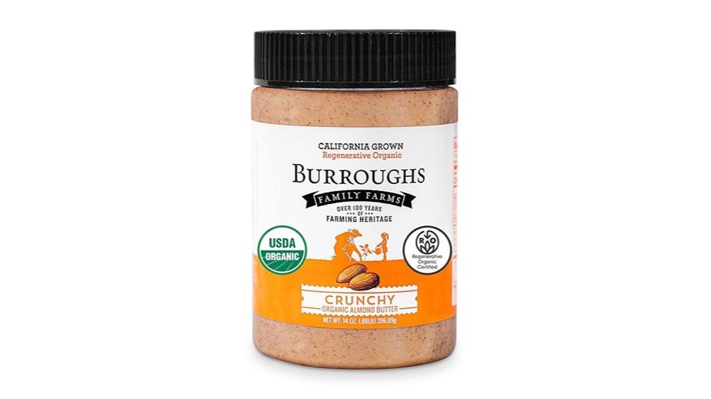 organic crunchy almond butter