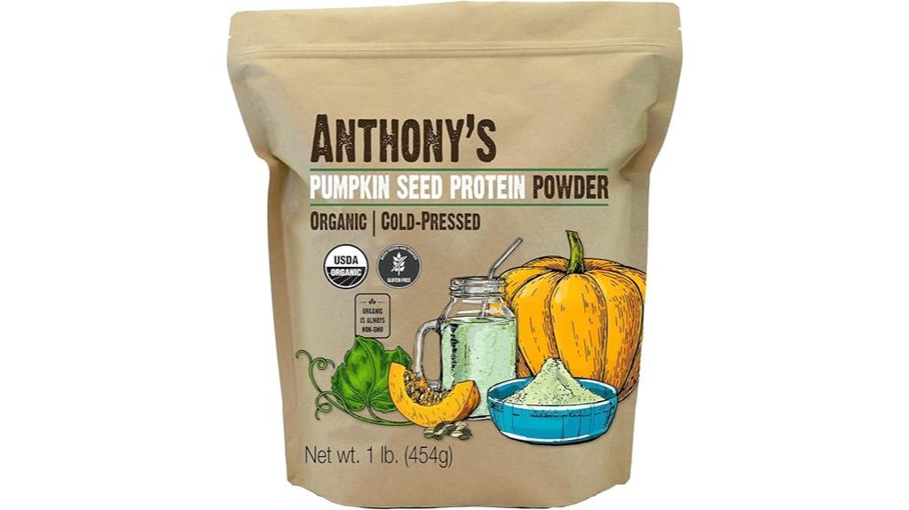organic gluten free pumpkin seed protein