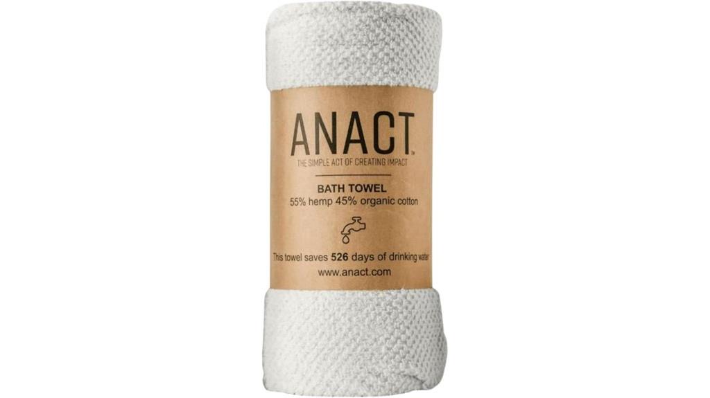 organic hemp cotton towel