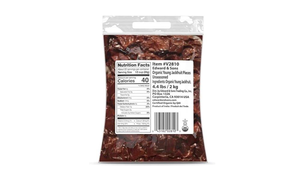 organic jackfruit vegan meat