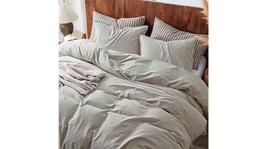 organic linen queen duvet
