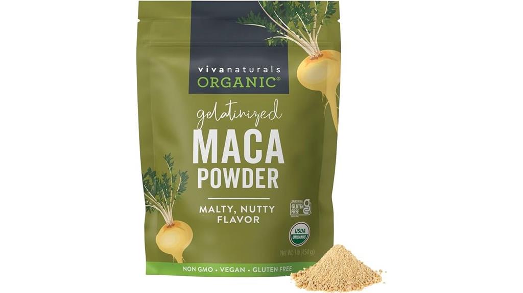 organic maca powder supplement