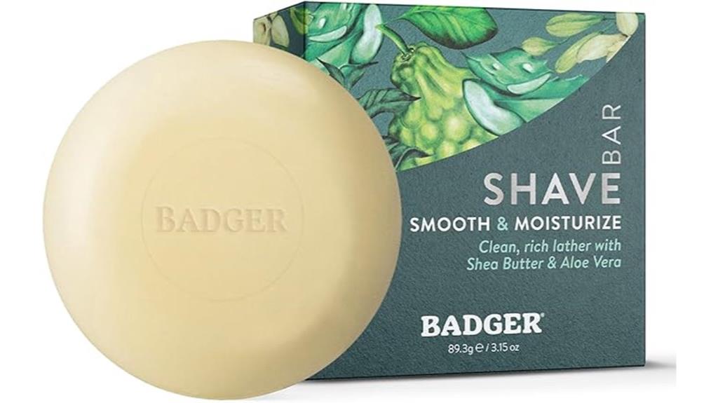 organic moisturizing shave soap
