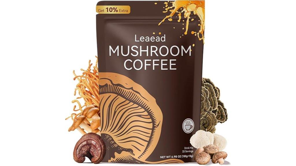 organic mushroom coffee dosage