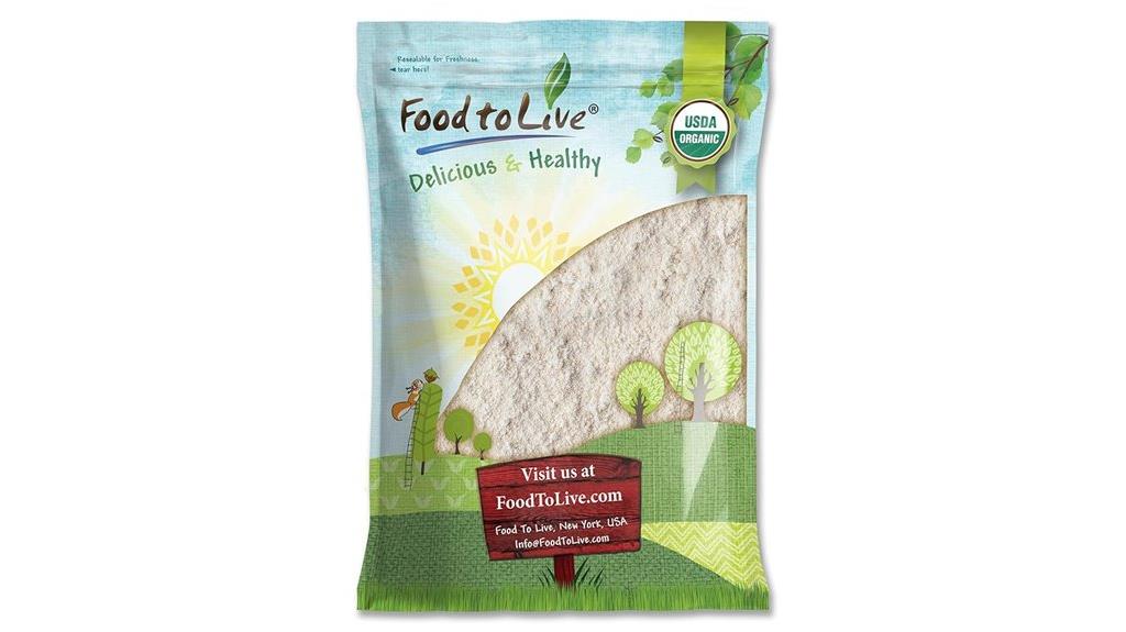 organic oat flour 8 pounds