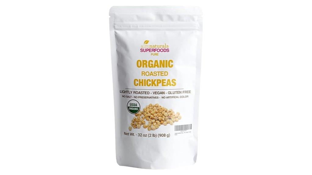 organic roasted chickpeas