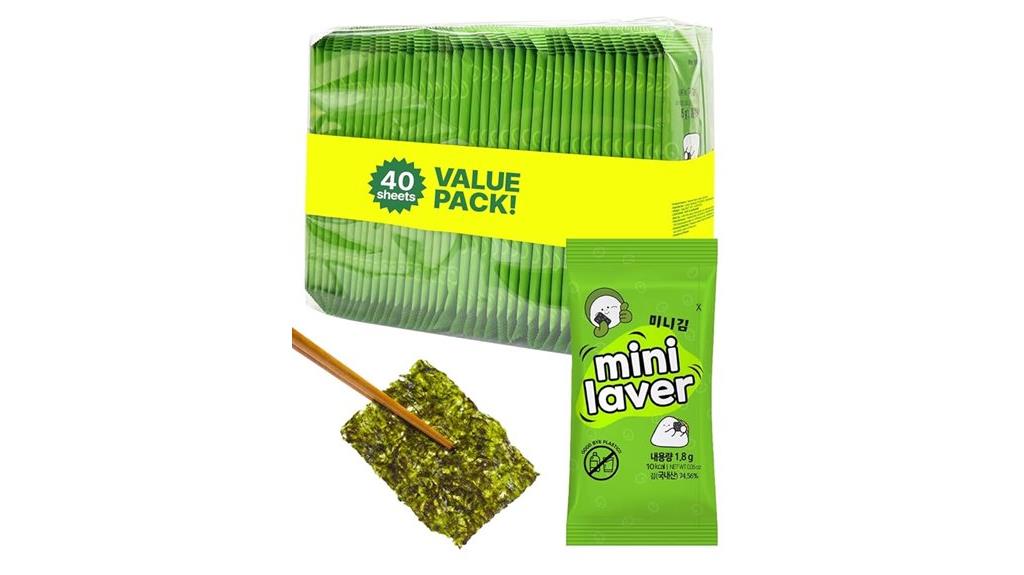 organic seaweed sheets