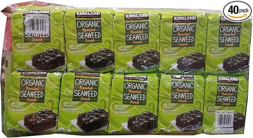 organic seaweed snack pack