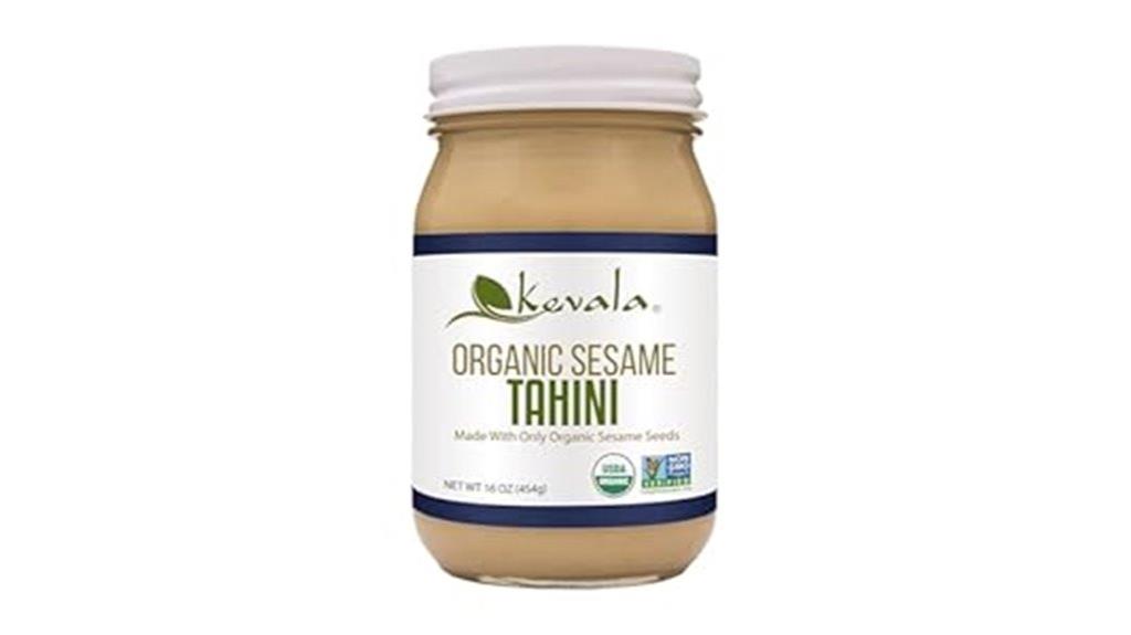 organic sesame tahini 16oz