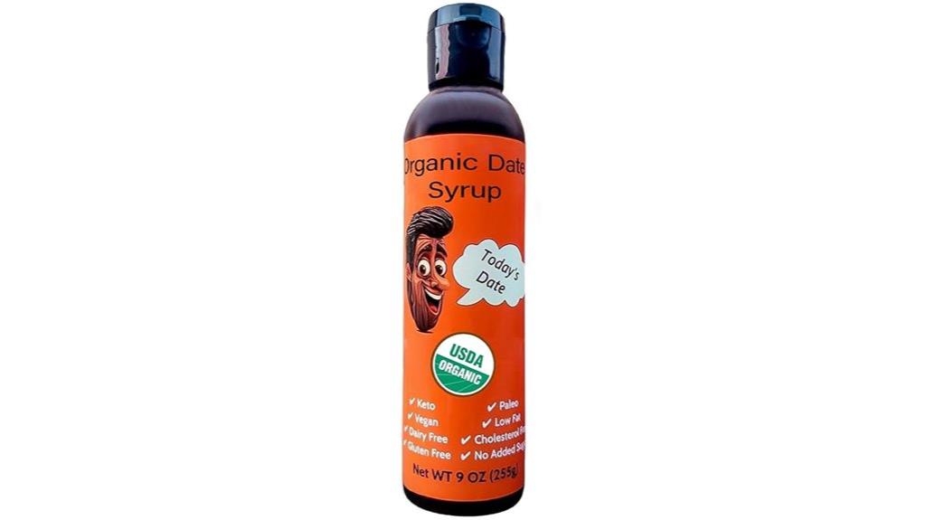 organic sweet date syrup