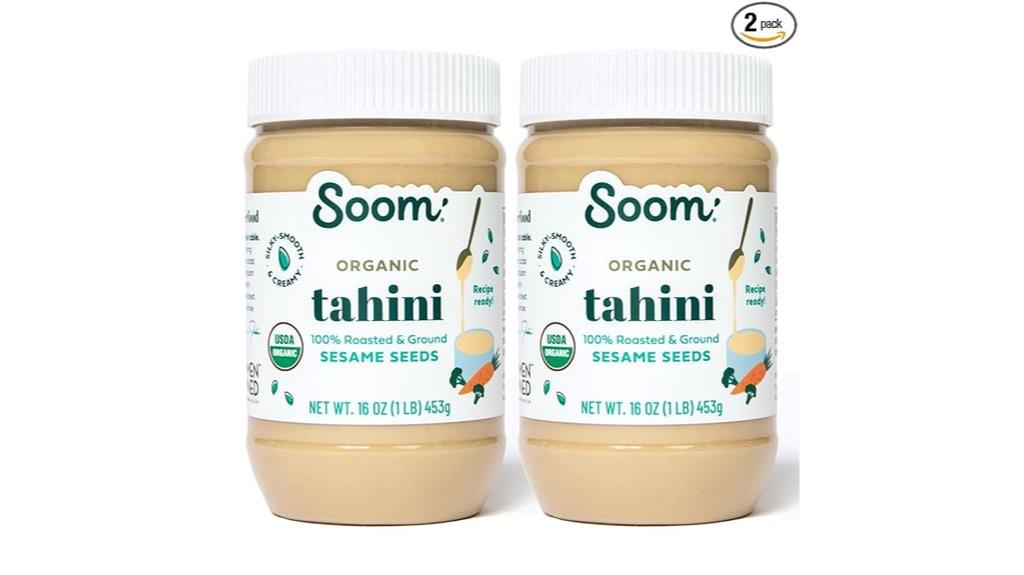 organic tahini 2 pack