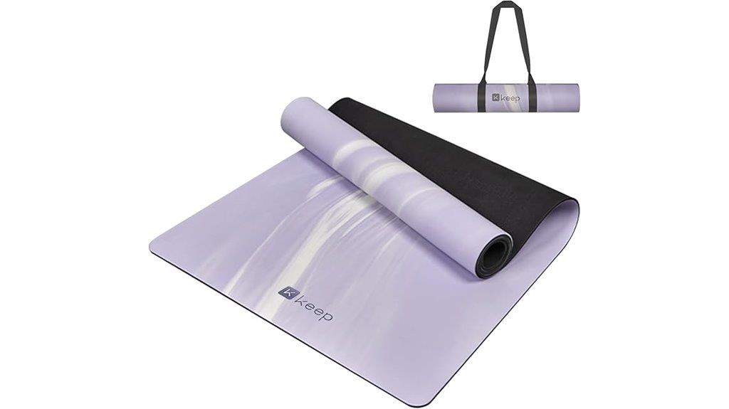 portable yoga mat with strap