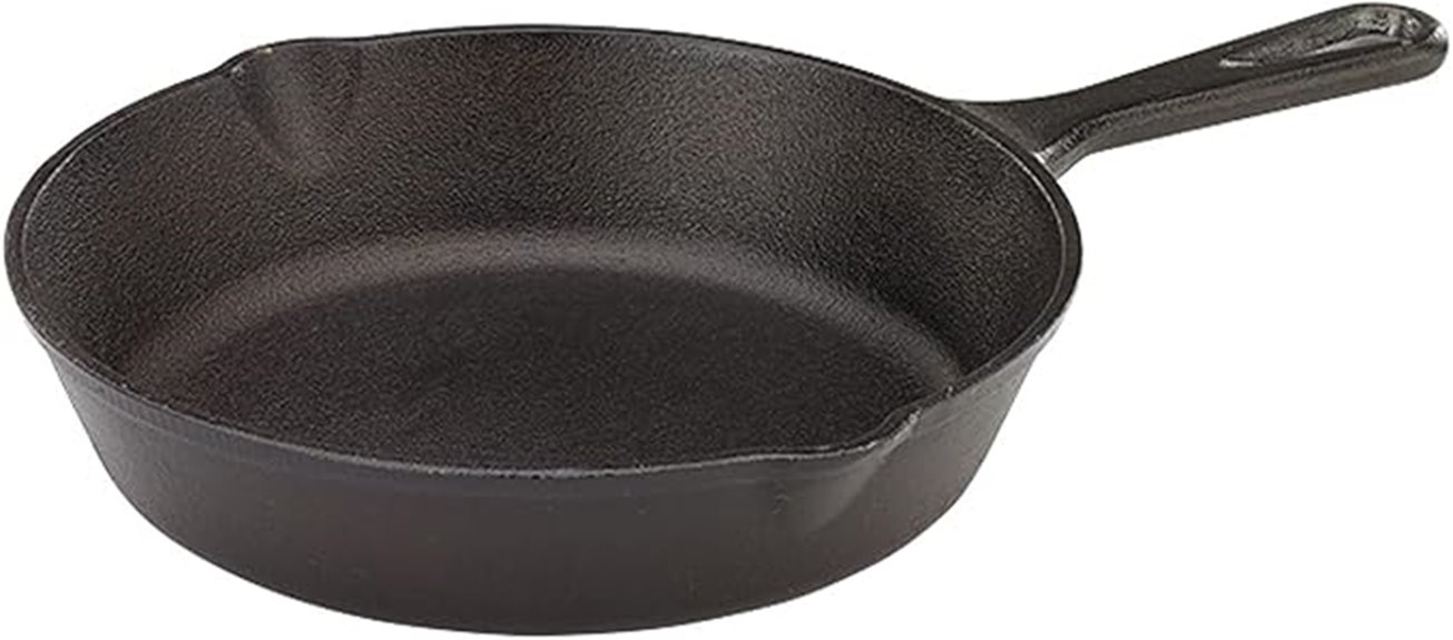 pre seasoned 8 inch skillet