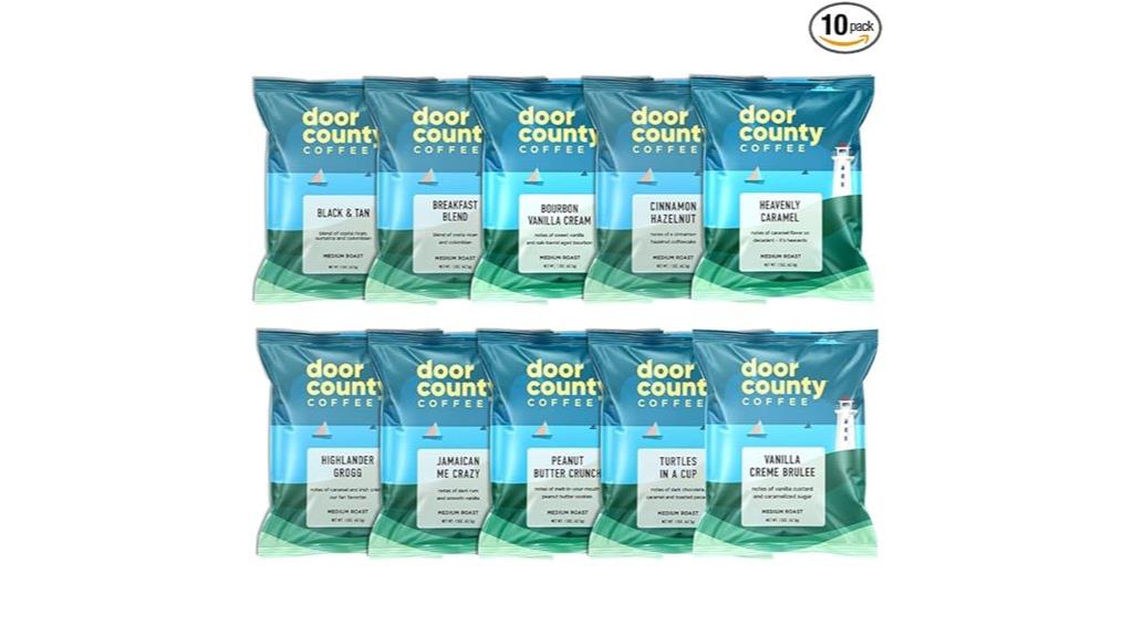 premium coffee flavor selection