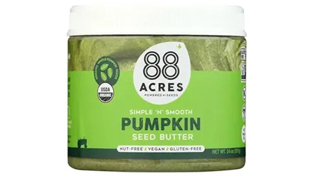 pumpkin seed butter jar