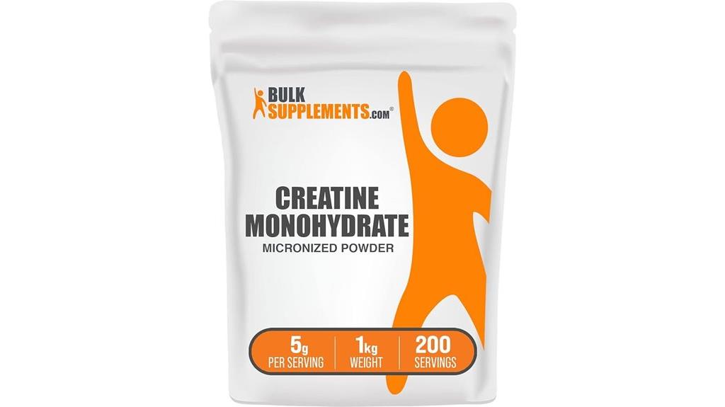 pure creatine monohydrate powder