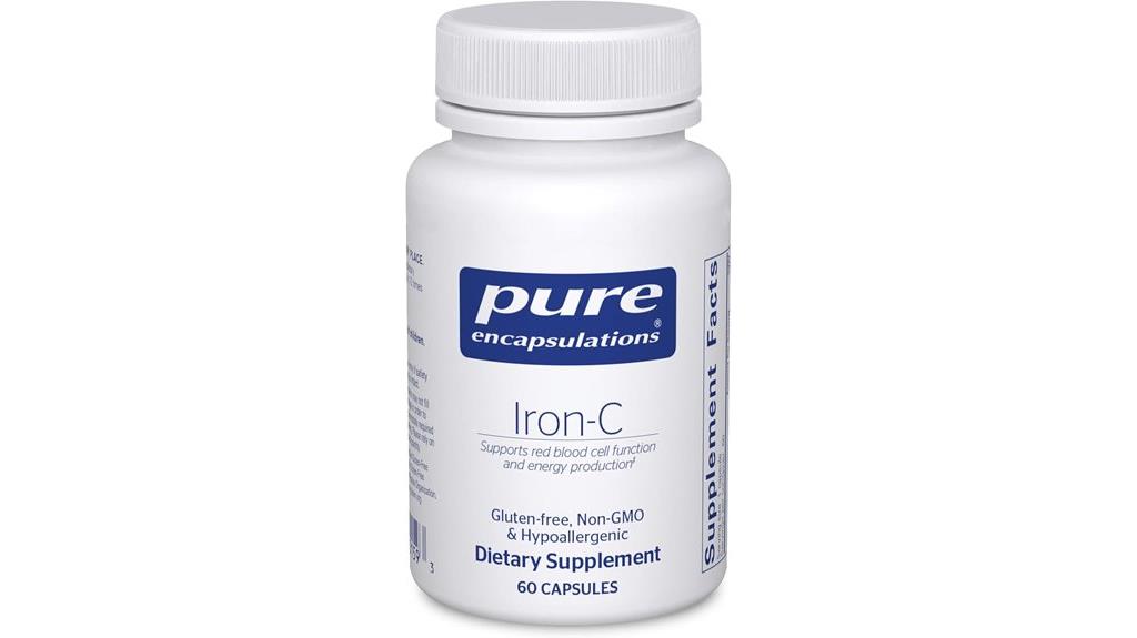 pure encapsulations iron c