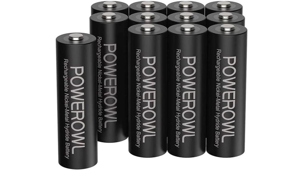 rechargeable aa batteries pack