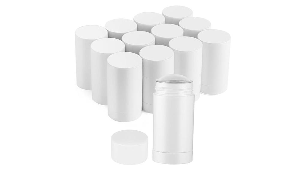 refillable twist up deodorant containers