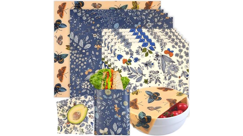 reusable beeswax food wraps