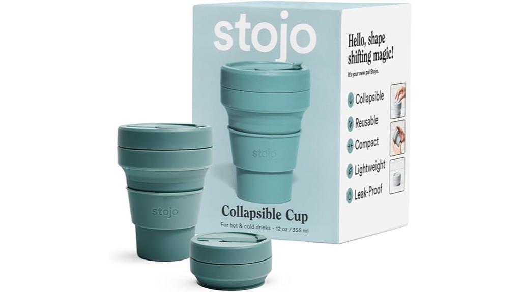 reusable silicone travel cup